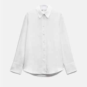 NWT! Zara Women’s White Shirt Size XL